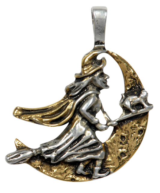 Moon Witch (AM02) Pendant Charm Necklace