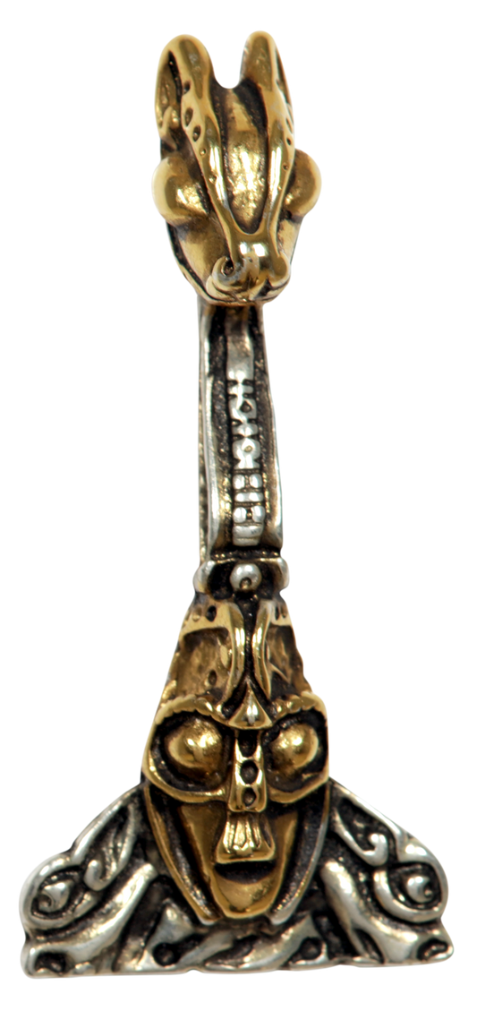 Dragon Warrior (AM12) Pendant Charm Necklace