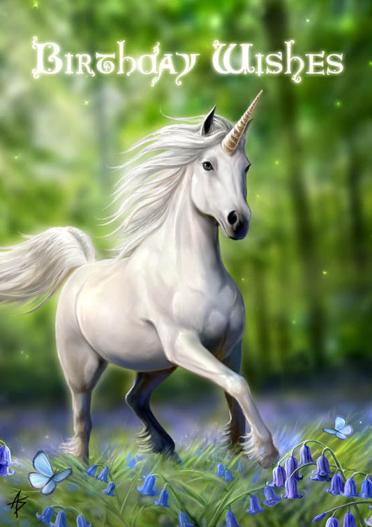 Unicorn (AN17) 6 x Birthday Greetings Cards