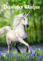 Unicorn (AN17) 6 x Birthday Greetings Cards