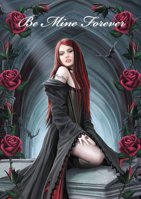 Await The Night (AN42) 6 x Valentine Greetings Cards