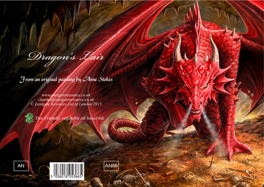 Dragons Lair (AN66) 6 x Blank Greetings Cards