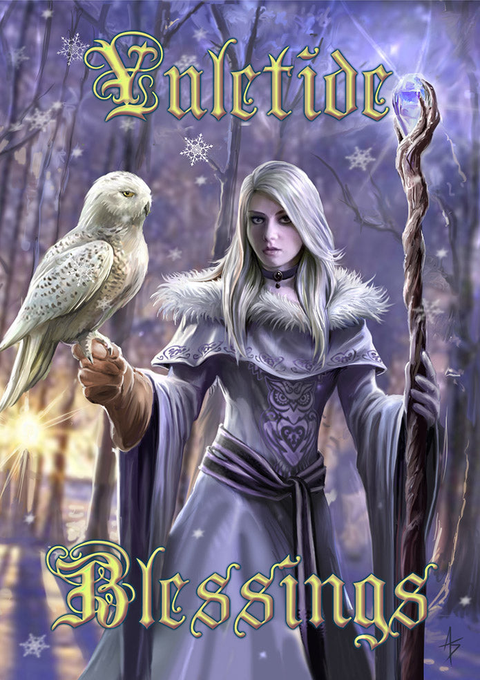 Winter Owl (AN88) 6 x Yule Greetings Cards