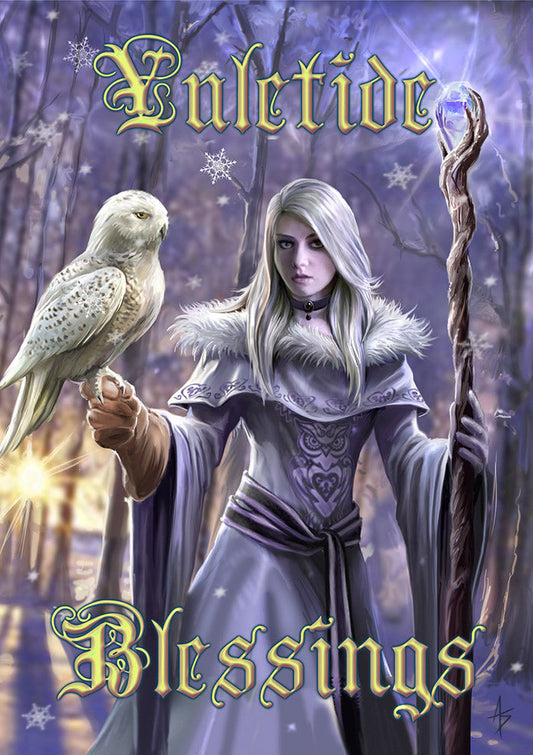 Winter Owl (AN88) 6 x Yule Greetings Cards