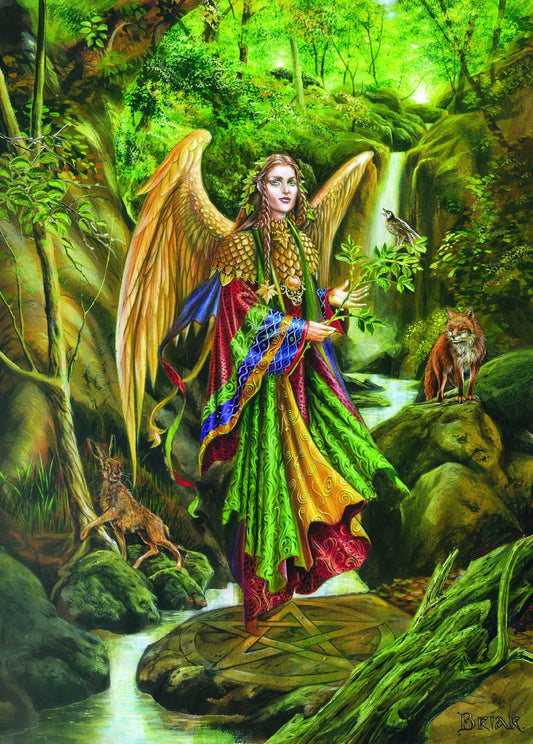 Archangel Uriel (ART13) - Imagus Print A4 Image in A3 Mount