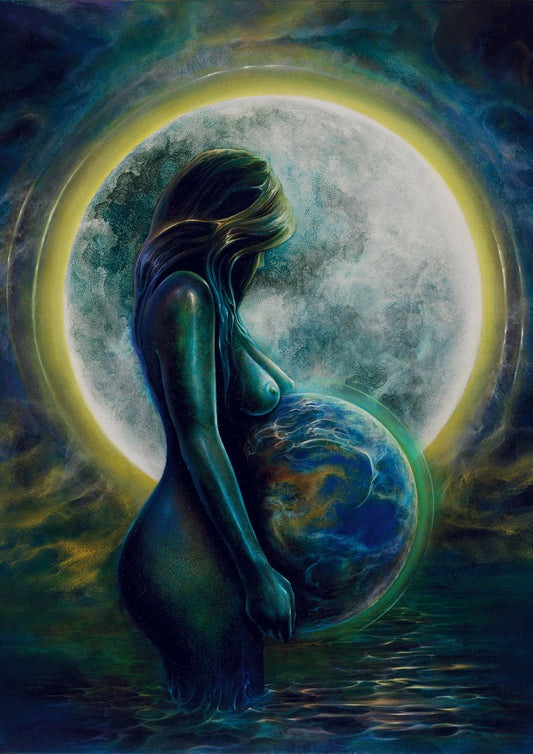 Gaia (ART23) - Imagus Print A4 Image in A3 Mount