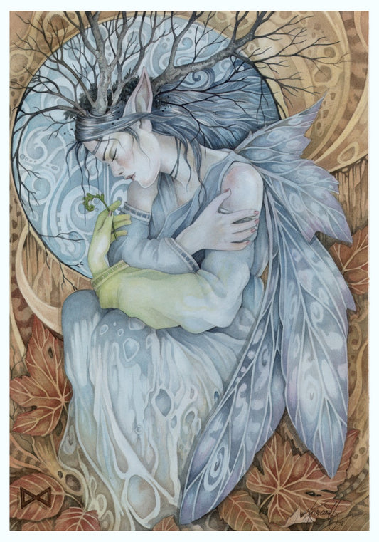 Emergence of Spring (ART43) - Imagus Print A4 Image in A3 Mount