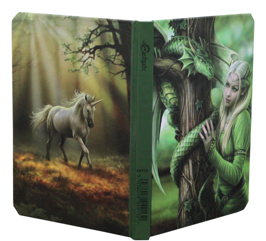 Glimpse Of A Unicorn / Kindred Spirits (ART58) A5 Hardback Blank Unicorn Journal