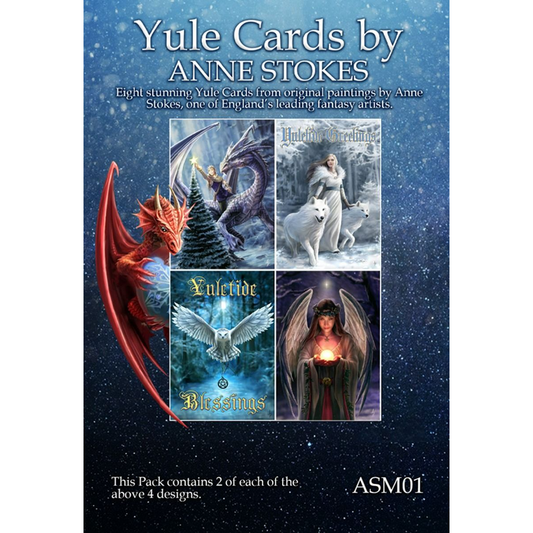 Anne Stokes Yule Cards Multipack (ASM01)