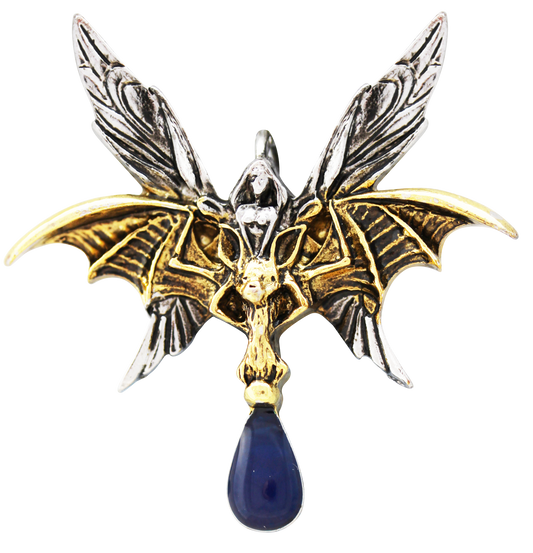 Bat Rider (BAF03) Pendant Necklace