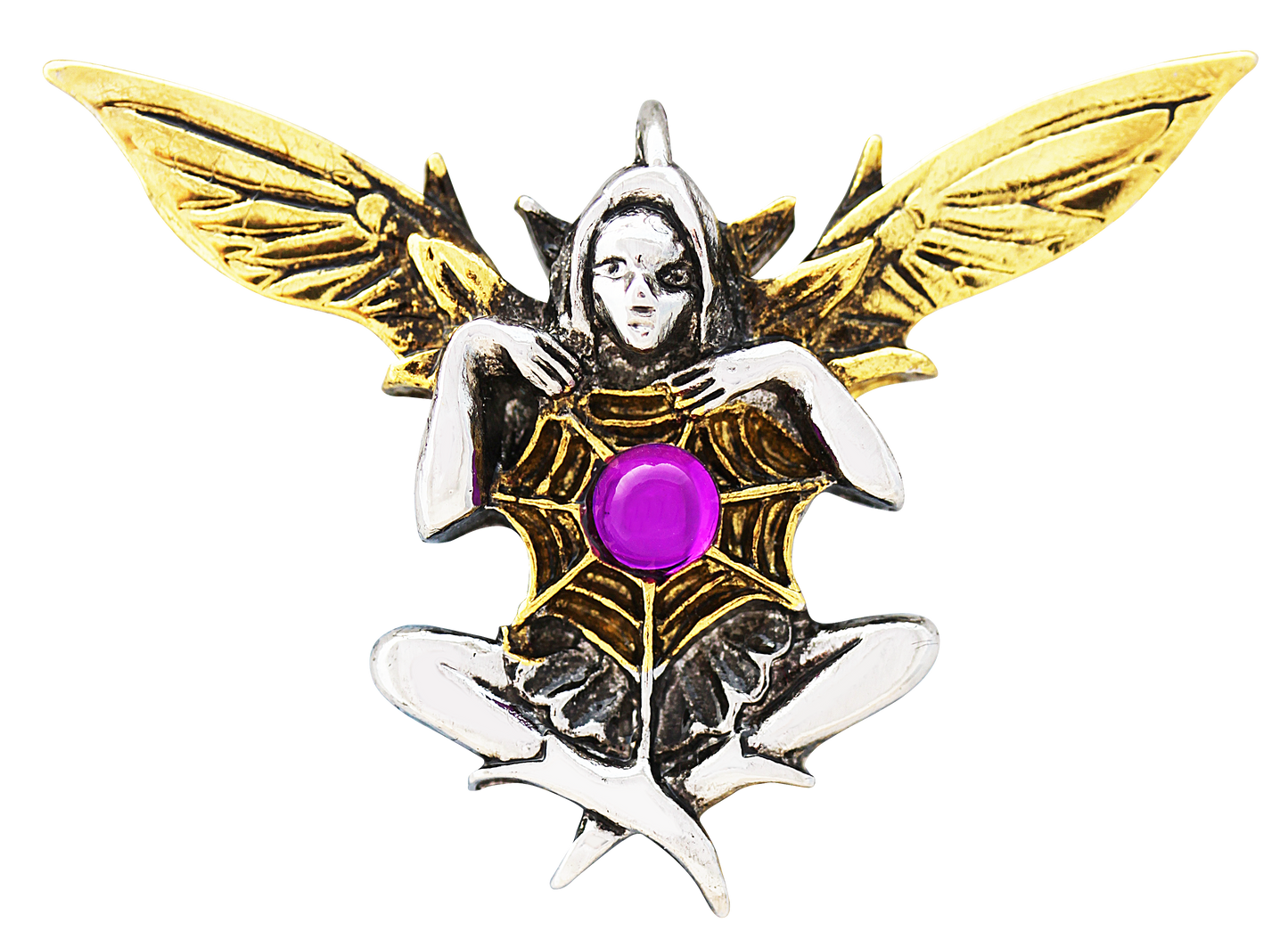Cobweb Faery (BAF15) Pendant Necklace