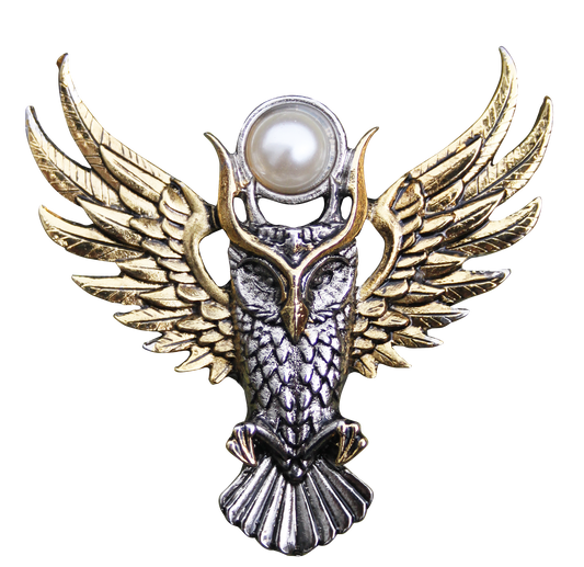Owl of Athena (BB12B) Brooch