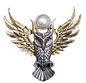 Owl of Athena (BB12B) Brooch