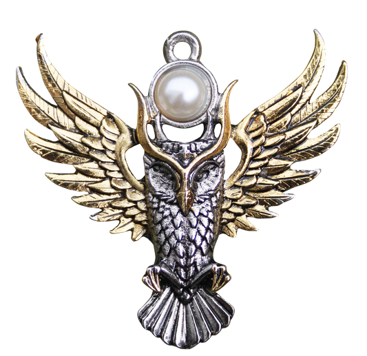Owl of Athena (BB12) Pendant Necklace