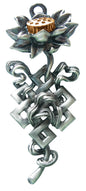 Lotus Knot (BD16) Charm Pendant Necklace