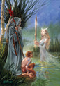 Lady Of The Lake (BM20) 6 x Blank Greetings Cards