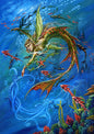 Angel Of Atlantis (BM35) 6 x Blank Greetings Cards