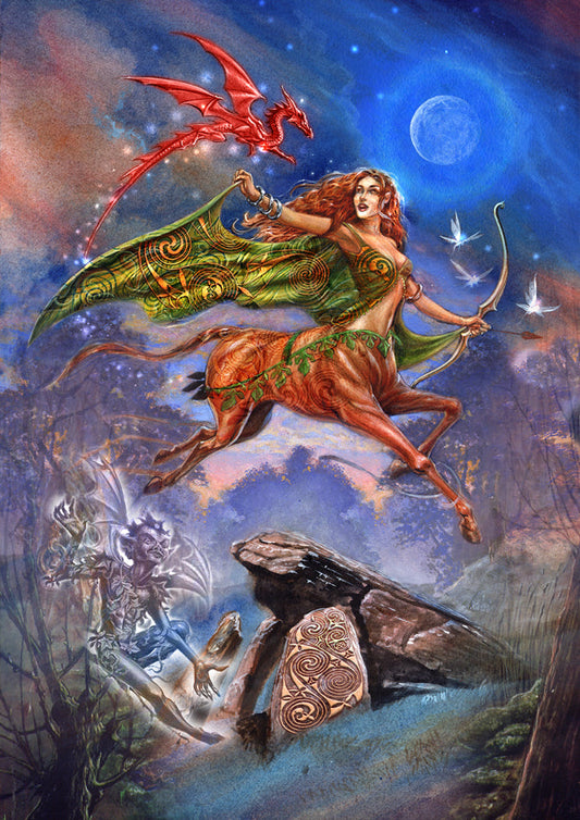 Flight Of Rhiannon (BM36) 6 x Blank Greetings Cards