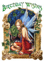 Green Masque (BM44) 6 x Birthday Greetings Cards