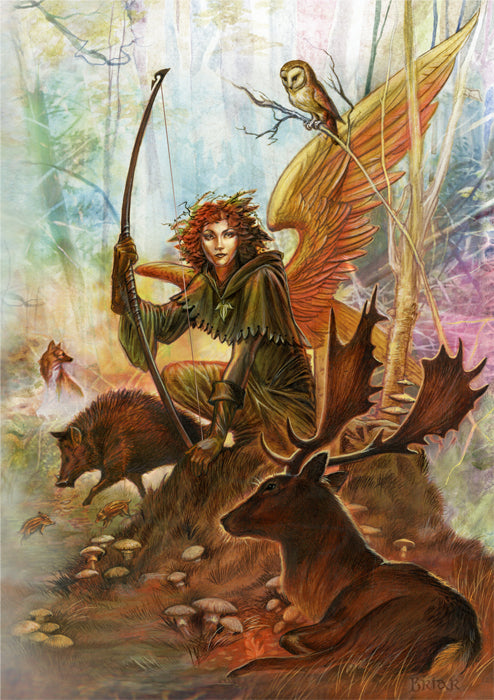 Earth Angel (BM84) 6 x Blank Greetings Cards