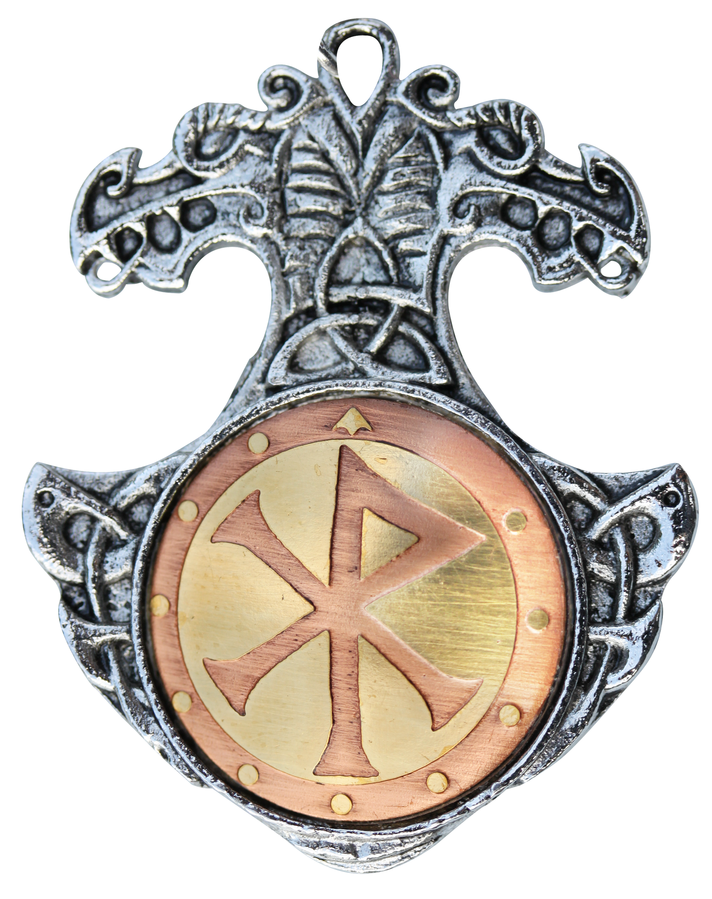 Happiness & Friendship (BR01) Rune Charm Pendant Talisman Necklace