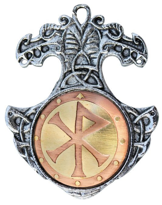 Happiness & Friendship (BR01) Rune Charm Pendant Talisman Necklace