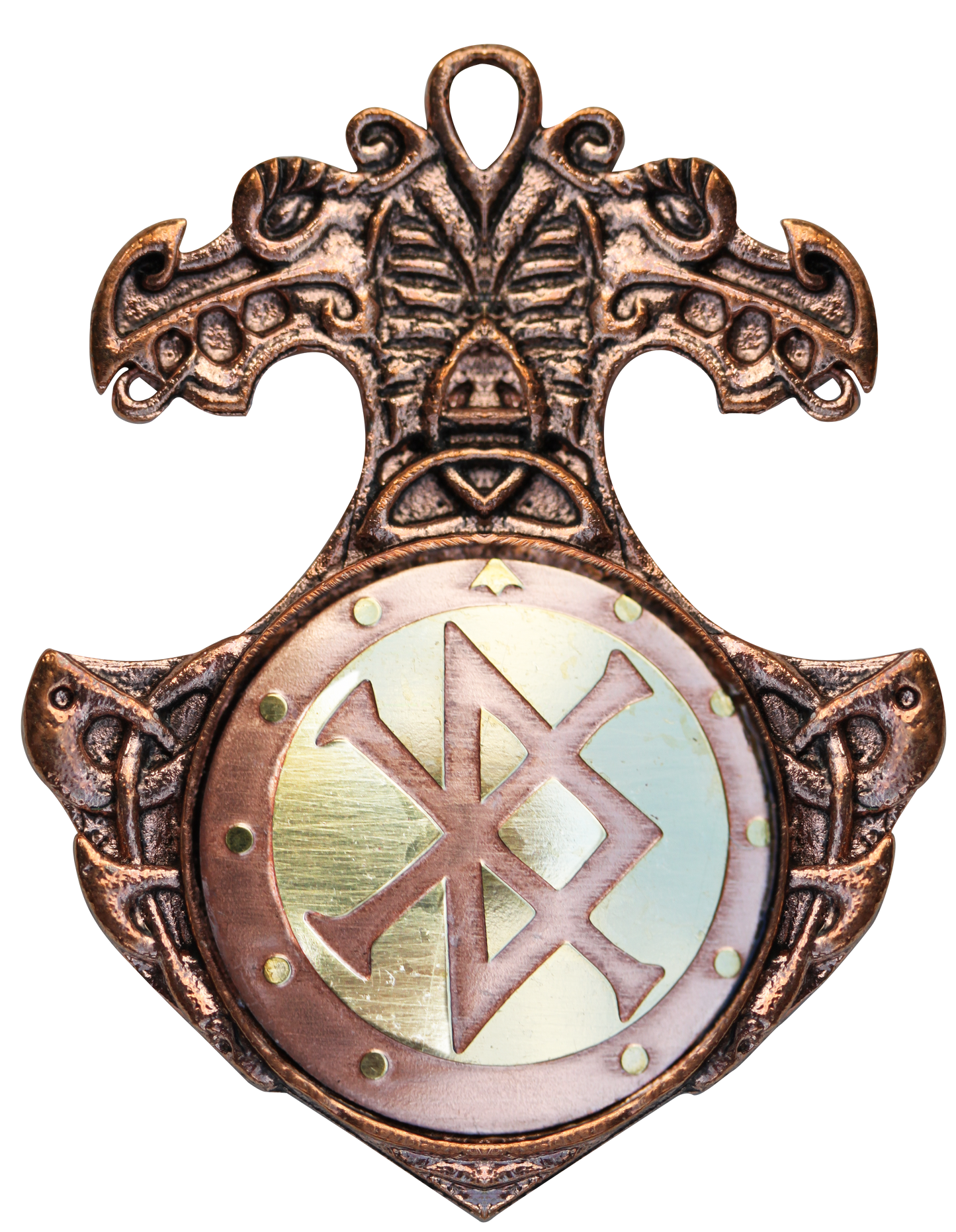 Achieve Ambitions (BR06) Rune Charm Pendant Talisman Necklace