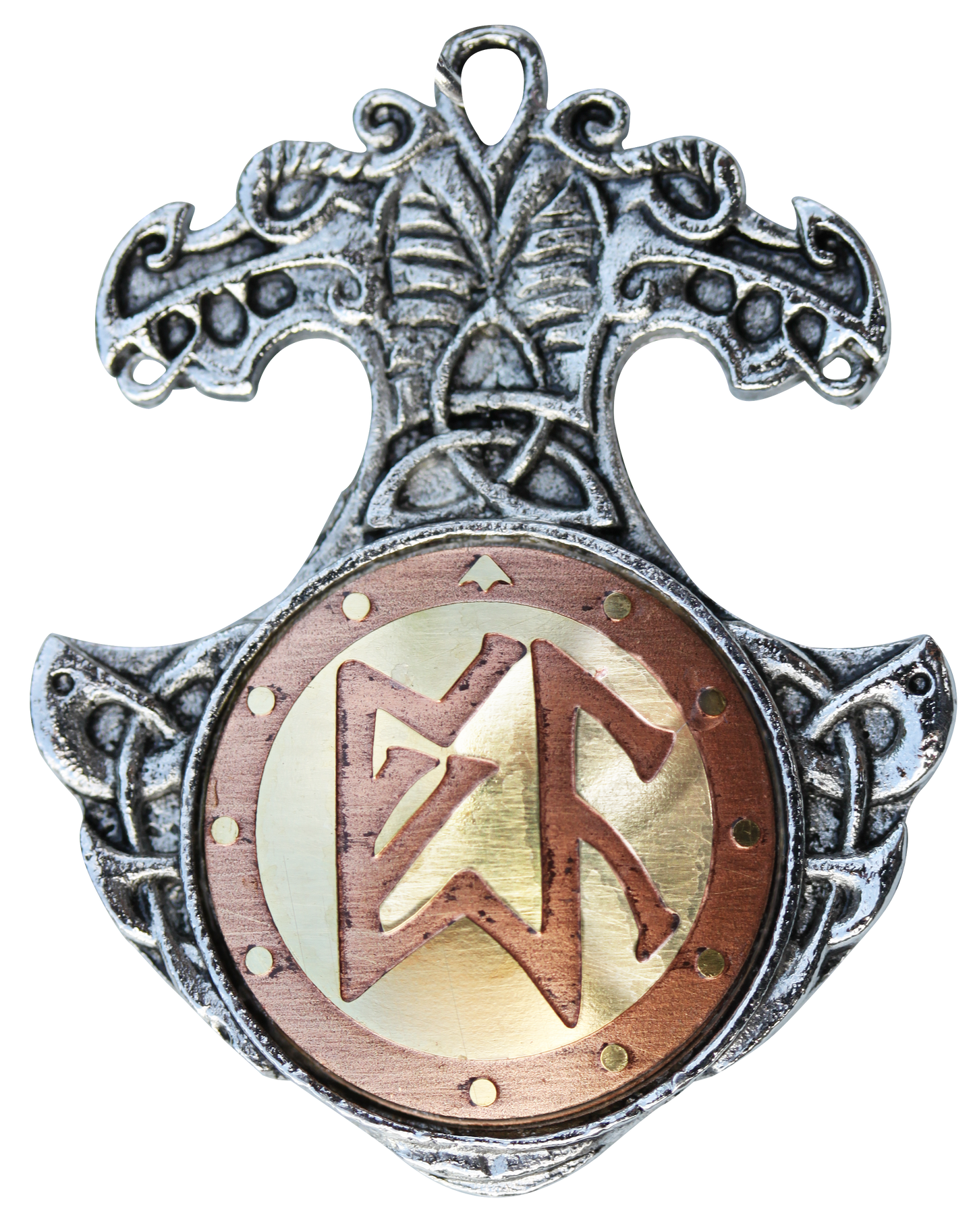 Planning Ahead (BR07) Rune Charm Pendant Talisman Necklace