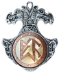 Planning Ahead (BR07) Rune Charm Pendant Talisman Necklace
