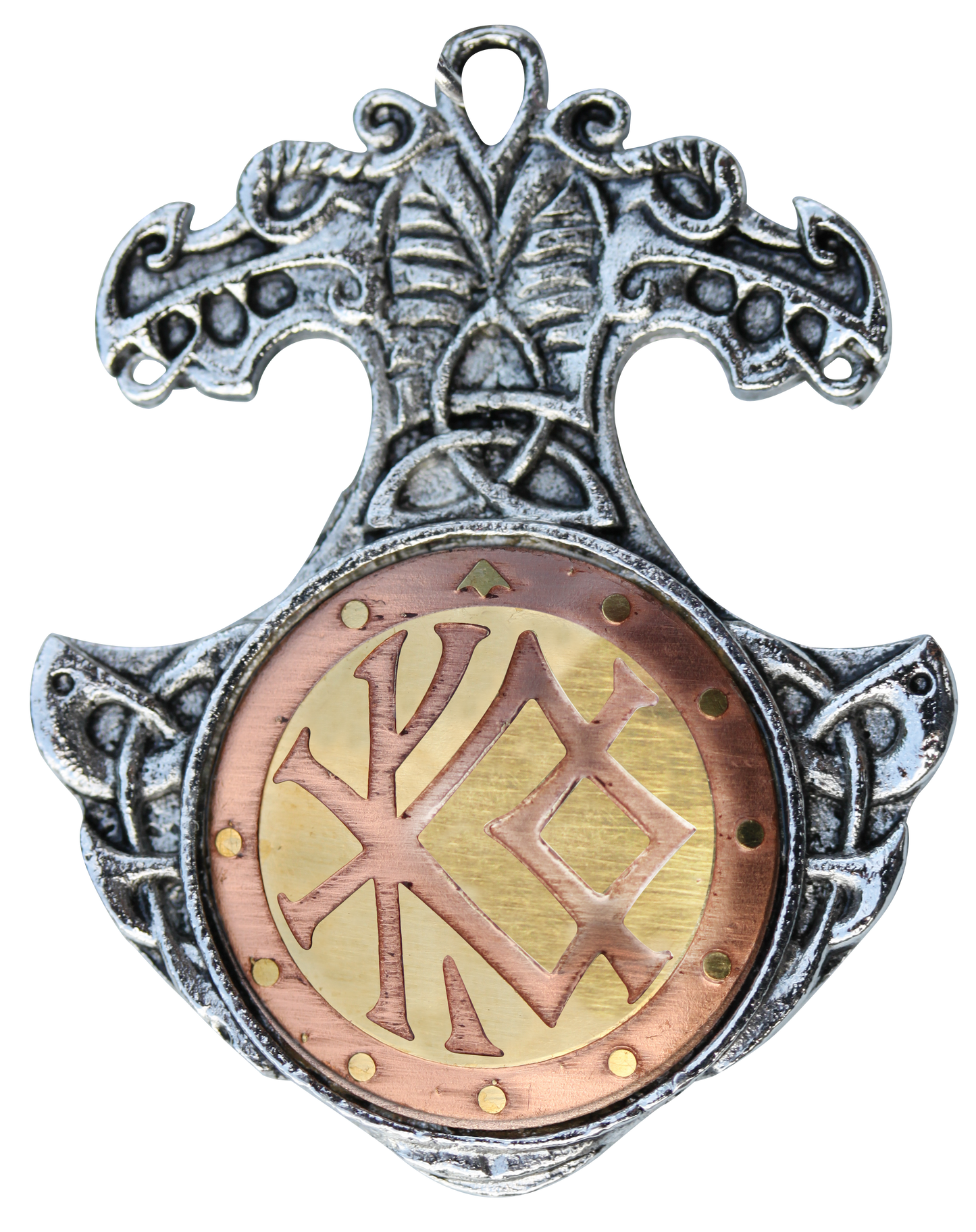 Courage (BR10) Rune Charm Pendant Talisman Necklace