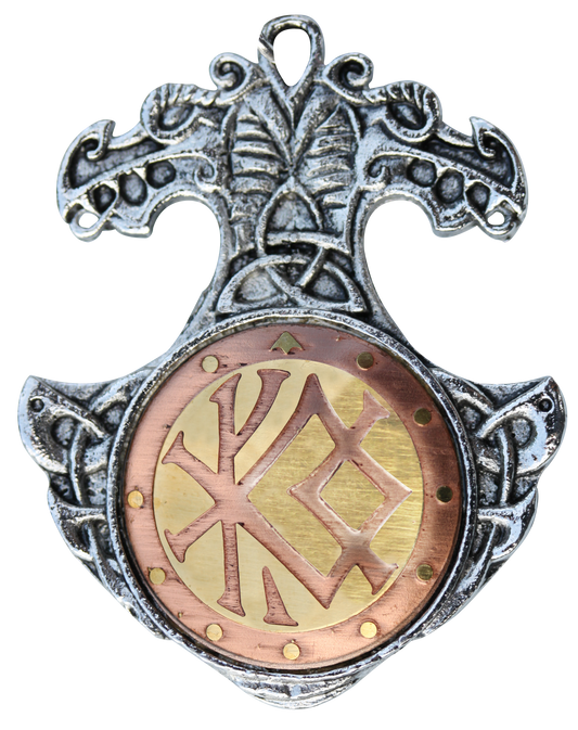 Courage (BR10) Rune Charm Pendant Talisman Necklace
