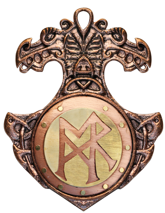 Job Security (BR12) Rune Charm Pendant Talisman Necklace