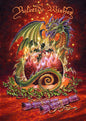 Flaming Dragon Pudding (BY16) 6 x Yule Greetings Cards