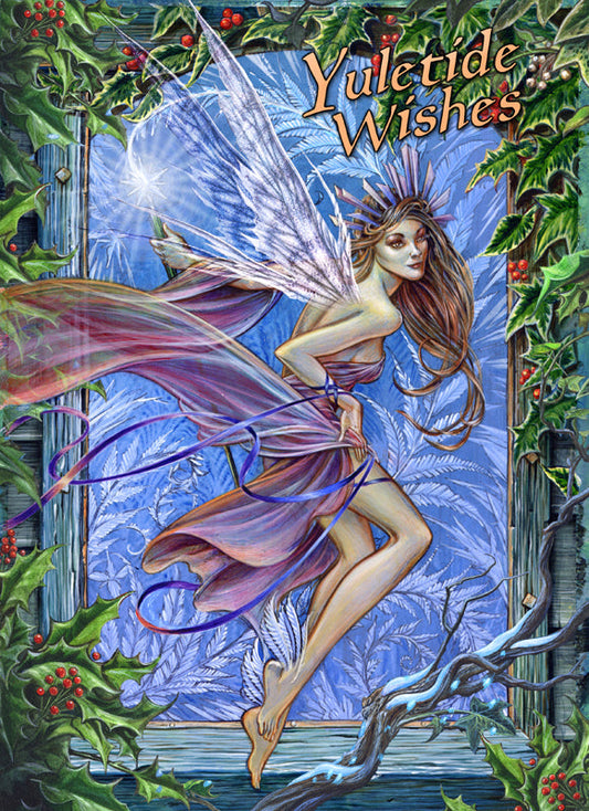 Frost Faerie (BY19) 6 x Yule Greetings Cards