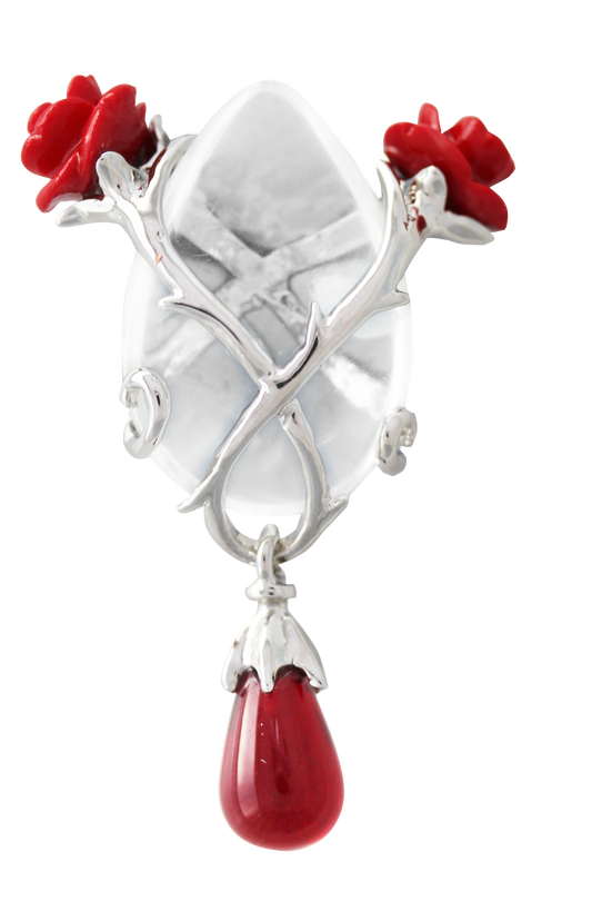 Rose And Thorn (CK03) Pendant Necklace