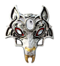 Masque of the Wolf (CN18) Pendant Necklace