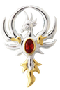 Phoenix Rising (COM03) 925 Sterling Silver Pendant Necklace