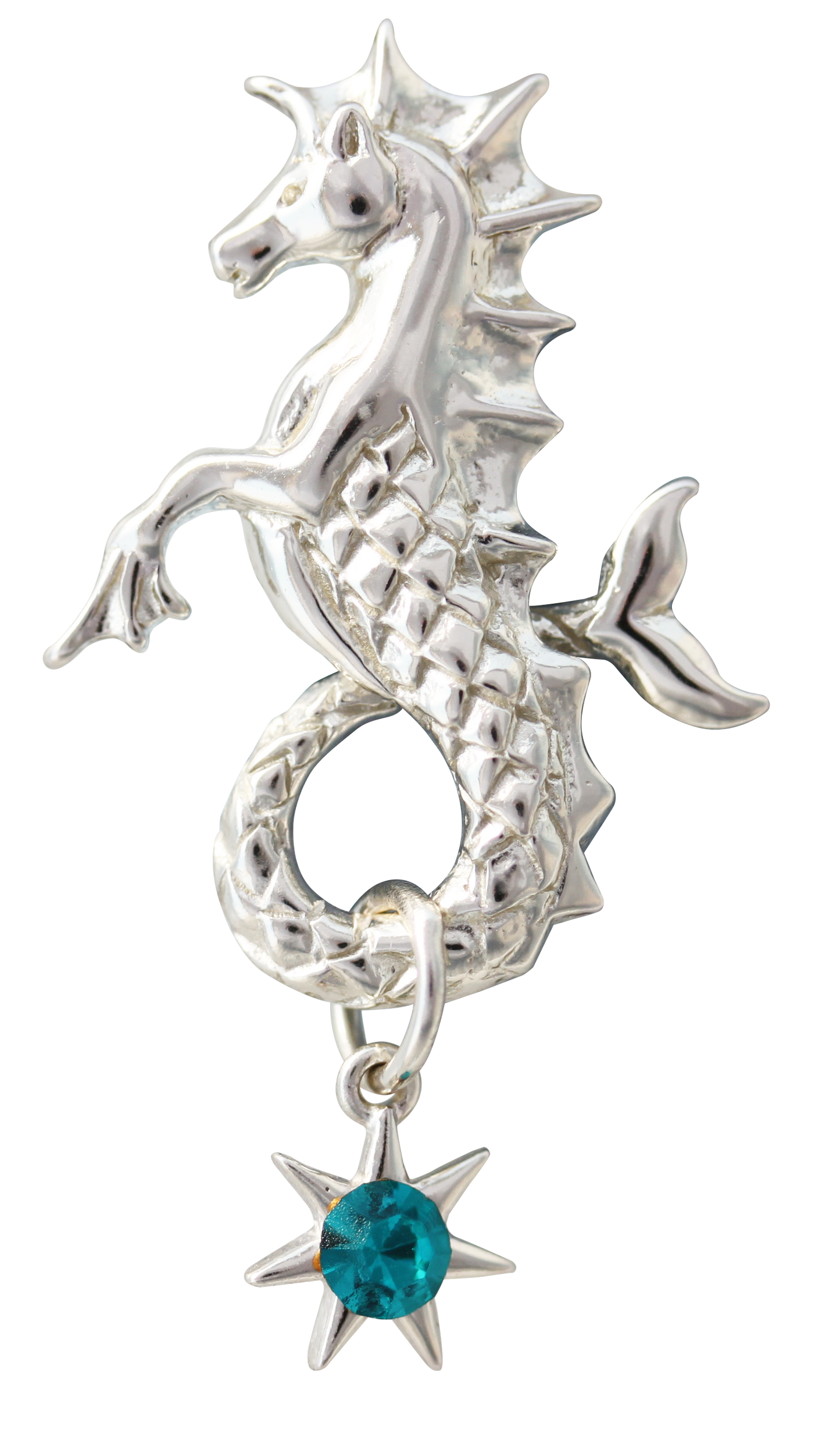 Poseidon's Steed (COM07) 925 Sterling Silver Pendant Necklace