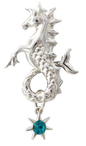 Poseidon's Steed (COM07) 925 Sterling Silver Pendant Necklace