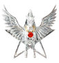 Divine Pegasus (COM08) 925 Sterling Silver Pendant Necklace
