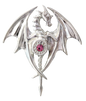 Dragon Goddess (COM09) 925 Sterling Silver Pendant Necklace