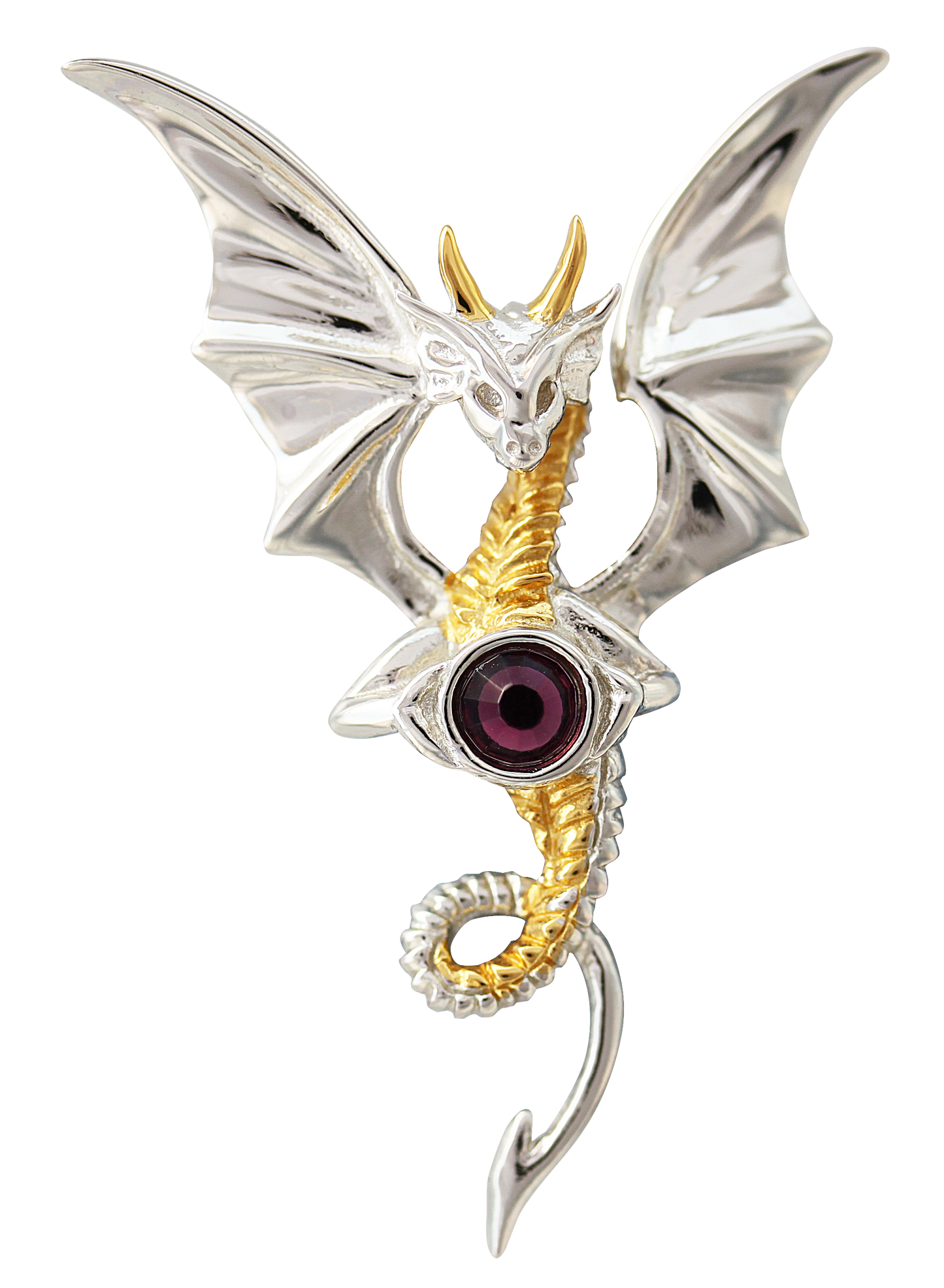 Celestial Dragon (COM10) 925 Sterling Silver Pendant Necklace