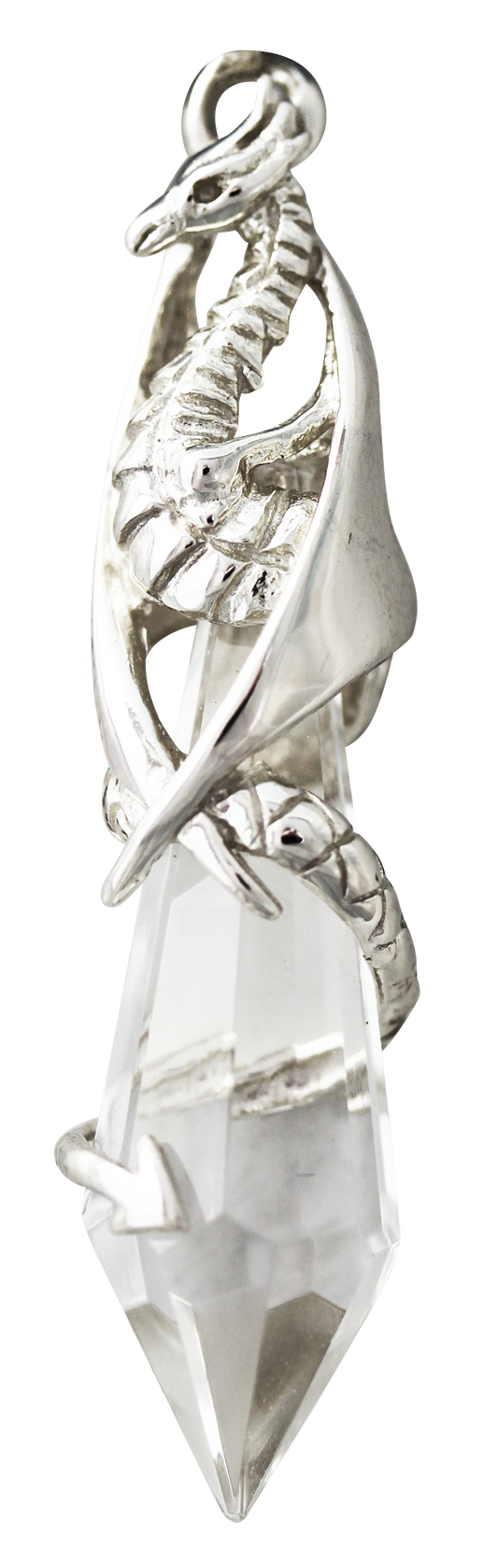 Keeper of the Crystal (COM13) 925 Sterling Silver Pendant Necklace