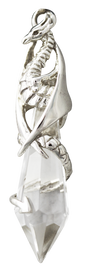Keeper of the Crystal (COM13) 925 Sterling Silver Pendant Necklace