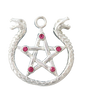 Amphisibaena (COM15) 925 Sterling Silver Pendant Necklace