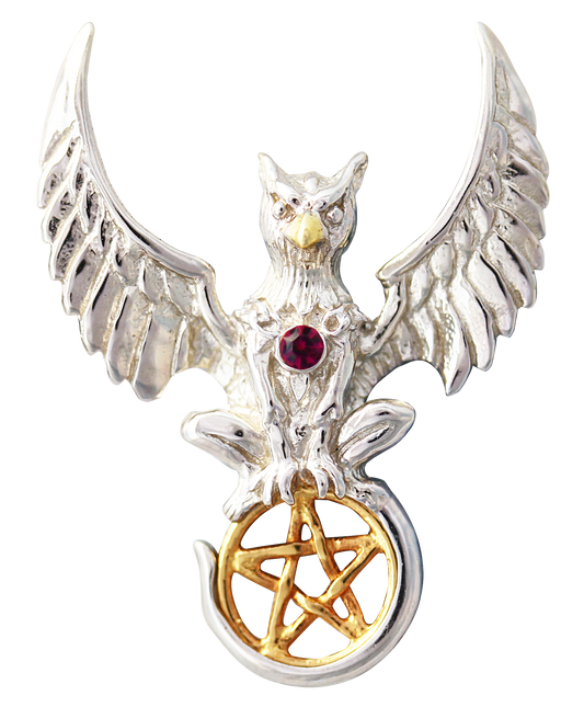 Griffin of Nemesis (COM16) 925 Sterling Silver Pendant Necklace