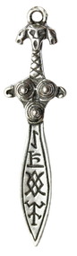 Odin's Spell Sword (CS4) Pendant Necklace