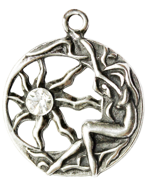 Brigit's Sun Charm (CS7) Pendant Necklace