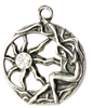 Brigit's Sun Charm (CS7) Pendant Necklace