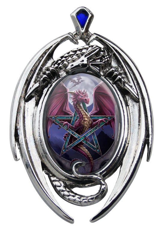 Lunar Magic Cameo (EC10) Pendant Necklace by Anne Stokes